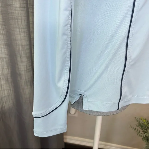 PETER MILLAR Women's  UPF 50+ Sun Protection 1/4 Zip Pullover XS Navy Blue Golf - Picture 15 of 16